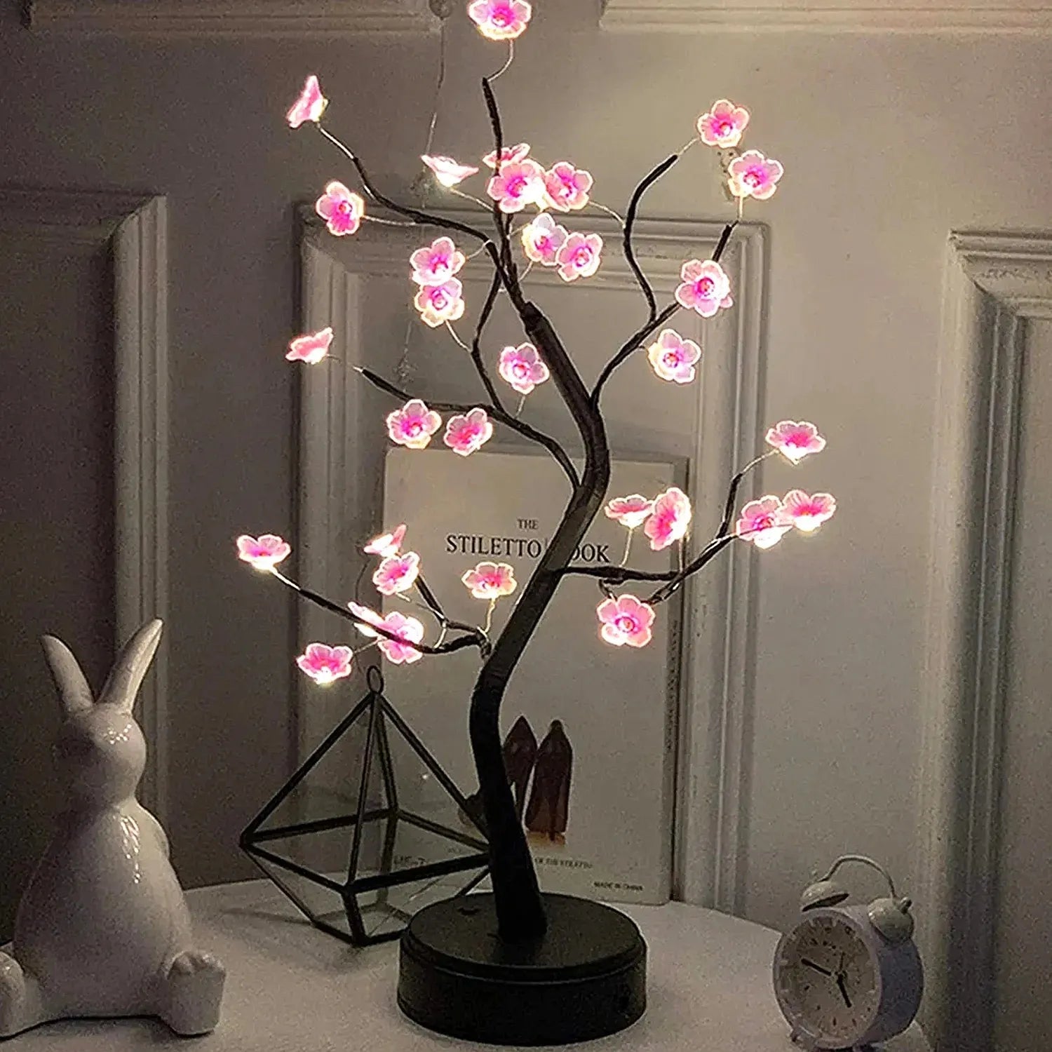 bonsai tree with lights Cherry Blossom LED Bonsai Tree – Hominiq